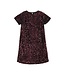 Creamie Vineyard Wine Sequin Velour Dress
