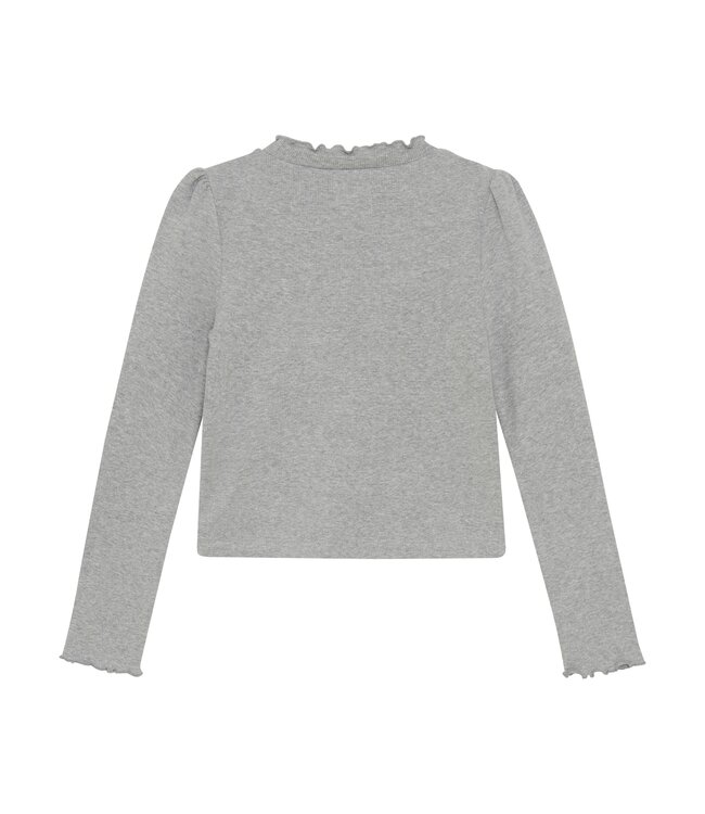 Creamie Light Grey Melange L/S T-Shirt