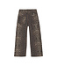 Creamie Brown Leopard Wide Leg Jeans