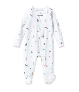 Petite Plume Jingle Paws Romper