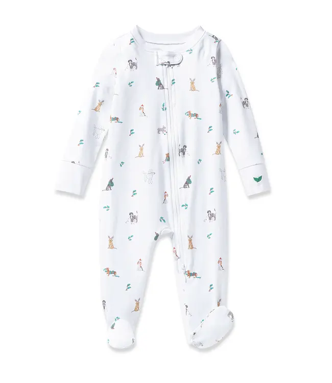Petite Plume Jingle Paws Romper