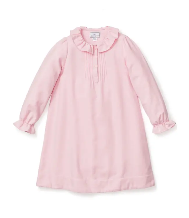 Petite Plume Pink Flannel Victoria Nightgown