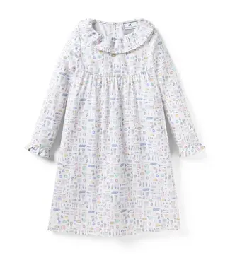 Petite Plume Baking Spirits Bright Twill Scarlett Nightgown