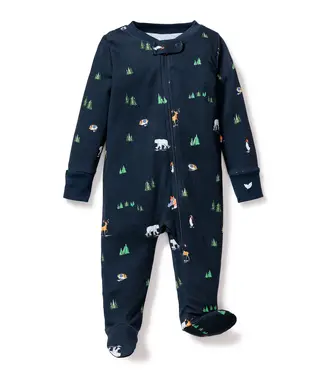 Petite Plume Pima Cotton Artic Antics Romper