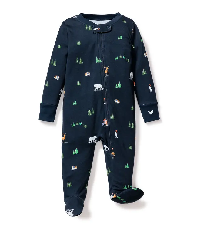 Petite Plume Pima Cotton Artic Antics Romper