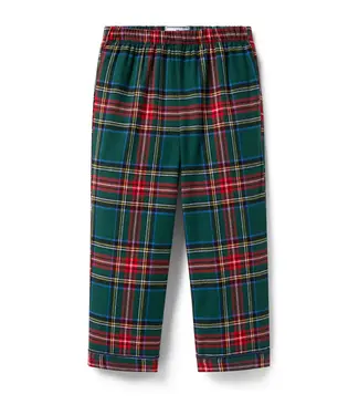 Petite Plume Kensington Tartan Brushed Twill Pants