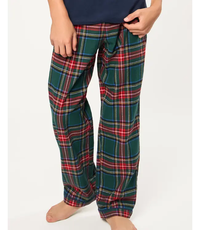 Petite Plume Kensington Tartan Brushed Twill Pants