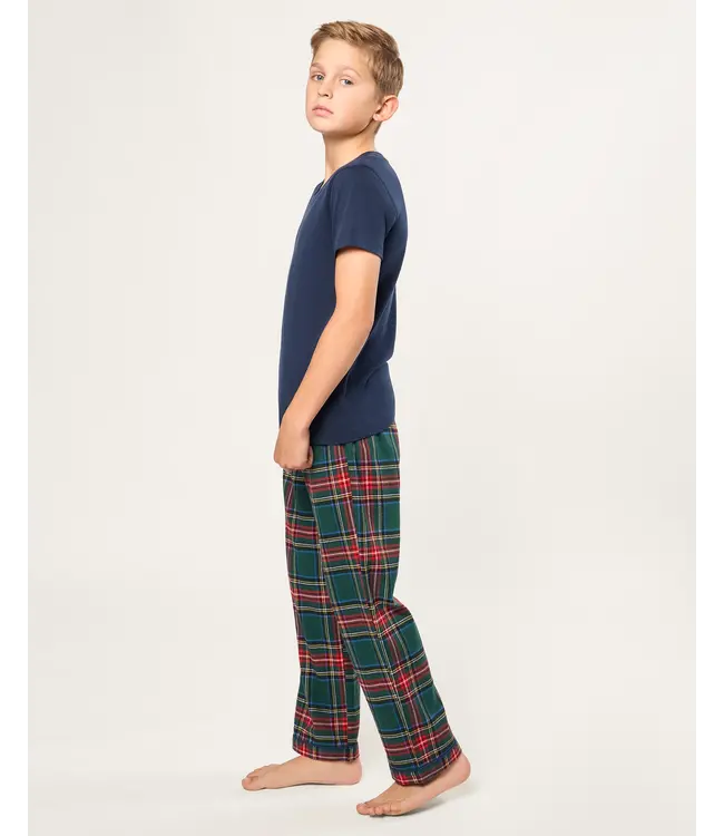 Petite Plume Kensington Tartan Brushed Twill Pants