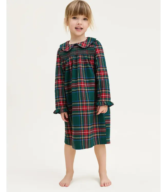 Petite Plume Kensington Tartan Plaid Brushed Twill Eloise Nightgown
