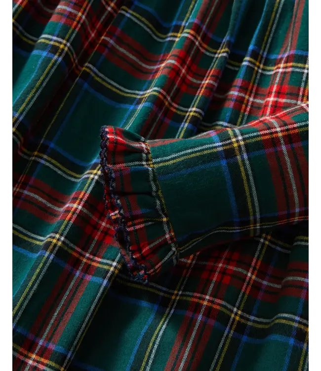 Petite Plume Kensington Tartan Plaid Brushed Twill Eloise Nightgown