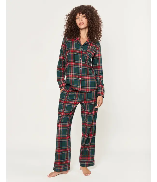 Petite Plume Women's Kensington Tartan Twill PJ