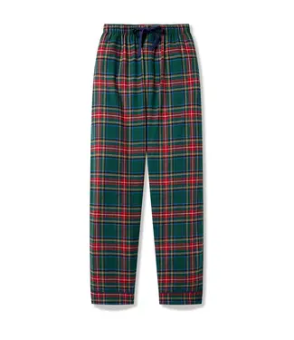 Petite Plume Men's Kensington Tartan Brushed Twill PJ Pant