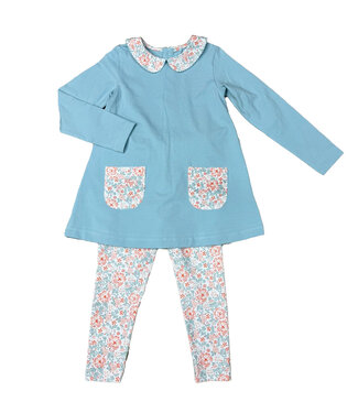 Ishtex Shallot Rose Tunic Set