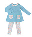 Ishtex Shallot Rose Tunic Set