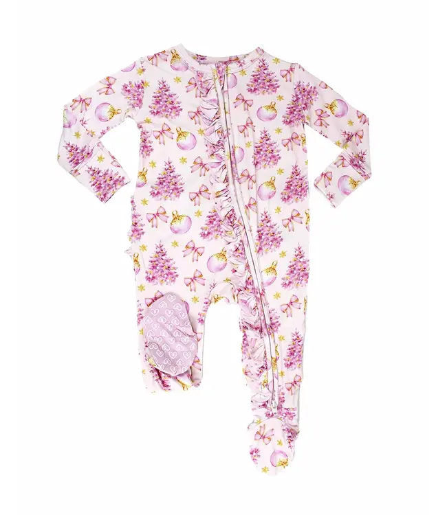 LEV baby Kristina Ruffled Zip Footie