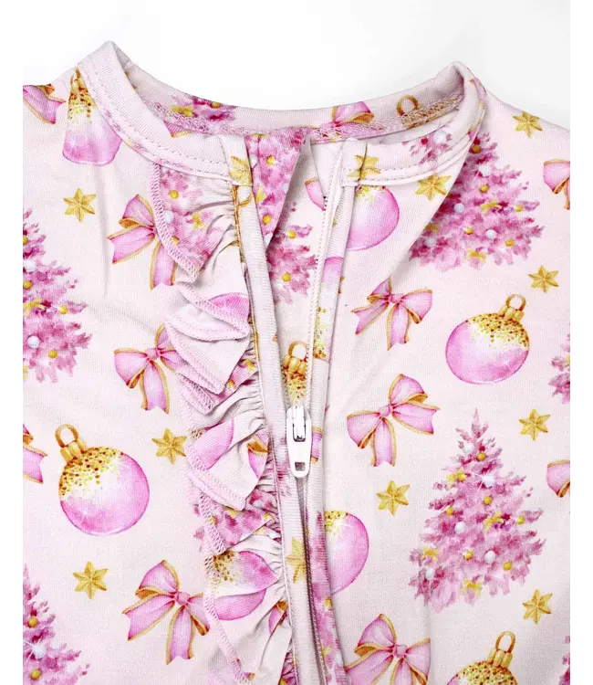 LEV baby Kristina Ruffled Zip Footie