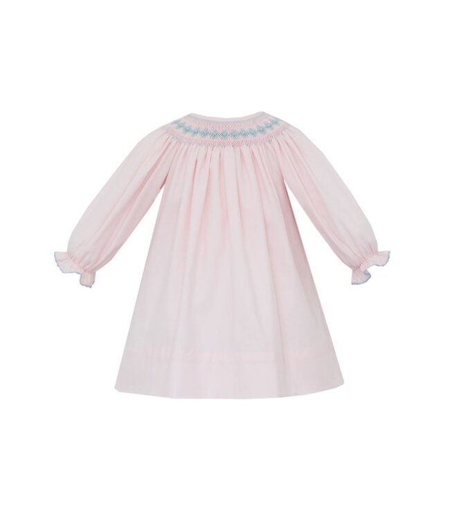 Anavini Pink Maggie Viyella Bishop Dress