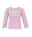 Anavini Pink Knit Ballerina L/S T-Shirt