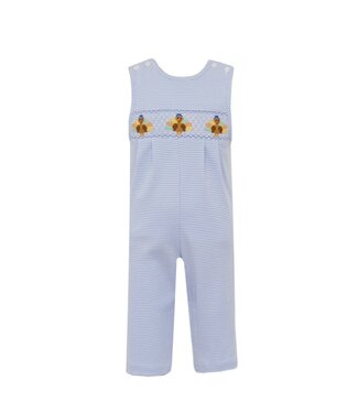 Petit Bebe Lt. Blue Stripe Turkey Jon Jon