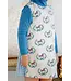 Beaufort Bonnet Highland Horses/Blue Gingham Annie Apron Dress