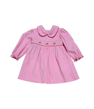 Baby Blessings Pink Candy Cane Claire Dress