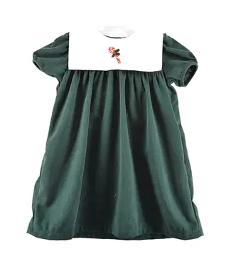 Green Candy Cane Bib Dress
