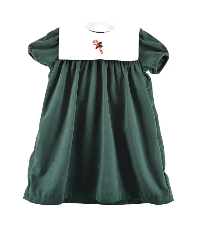 Green Candy Cane Bib Dress