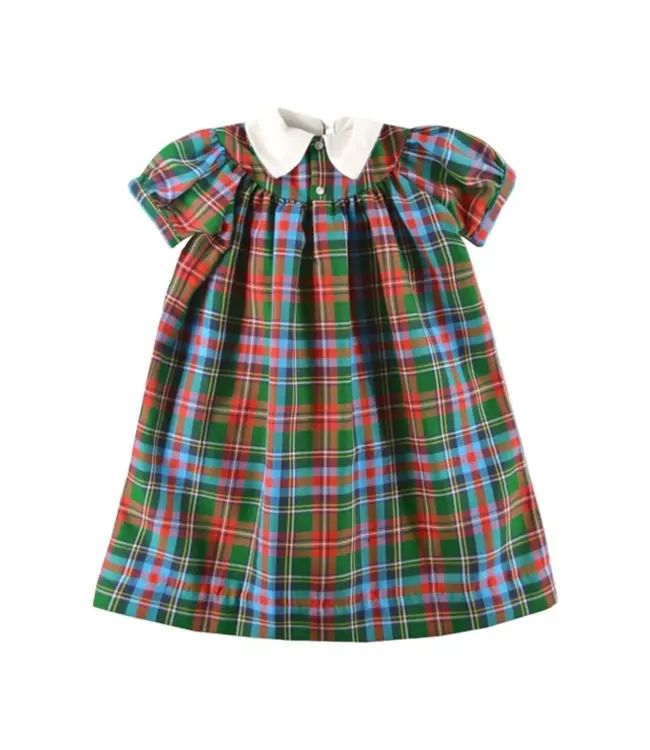 Red/Green/Blue Plaid Dress