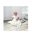 Scalloped Girl Christening Gown with Bonnet