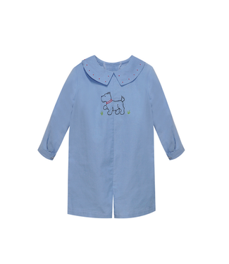 Remember Nguyen Blue Williams Romper-Scottish Terrier