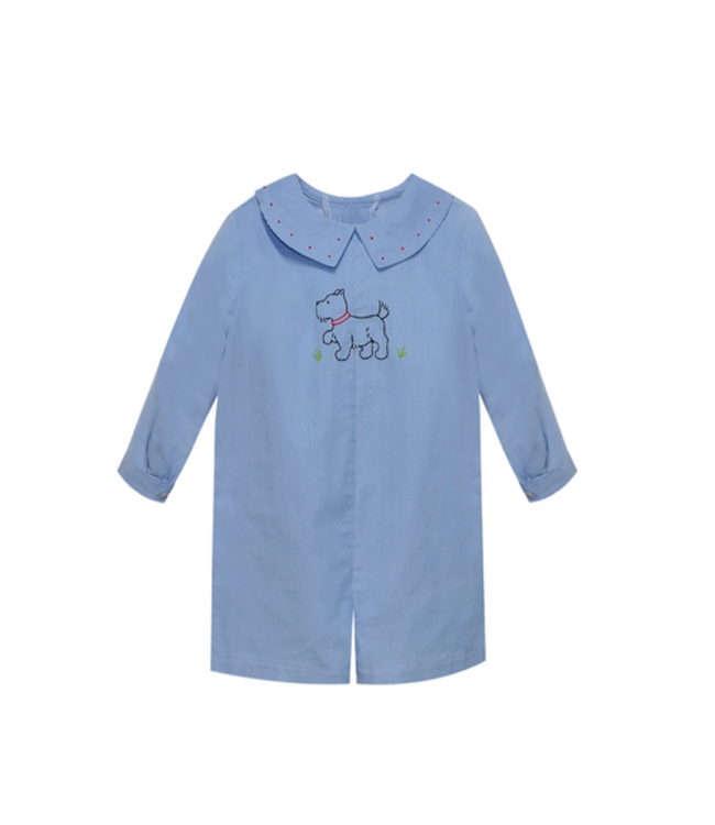 Remember Nguyen Blue Williams Romper-Scottish Terrier