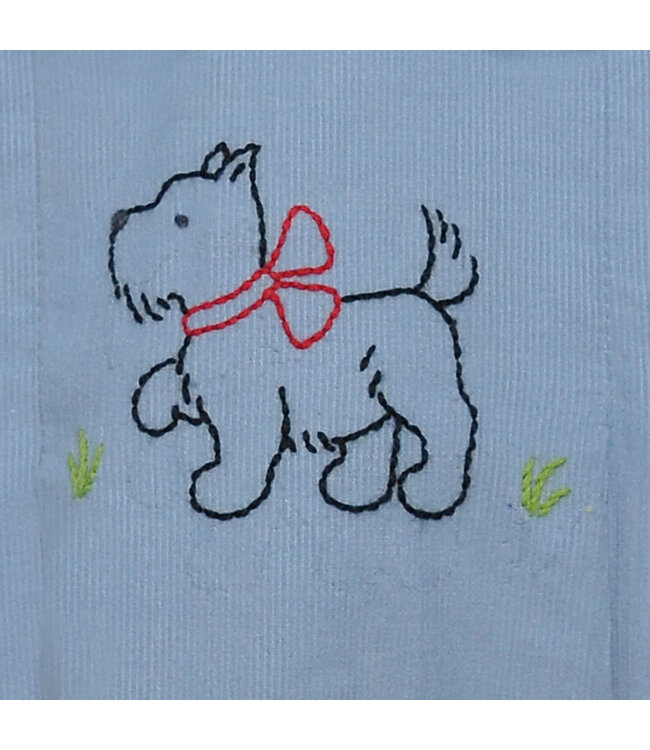 Remember Nguyen Blue Kennedy Dress-Scottish Terrier