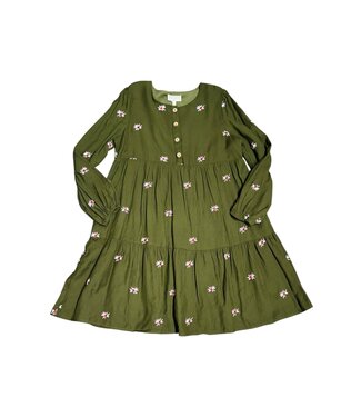Hayden Olive Floral Dress