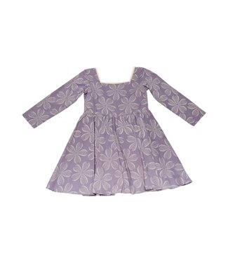 Lavender Sand Dollar Flutter Dress