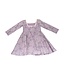 Lavender Sand Dollar Flutter Dress
