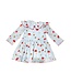 Collared Capers L/S Dress-Milk& Cookies Santa