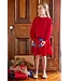 Little English Red Velvet Emerson Dress