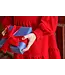 Little English Red Velvet Emerson Dress