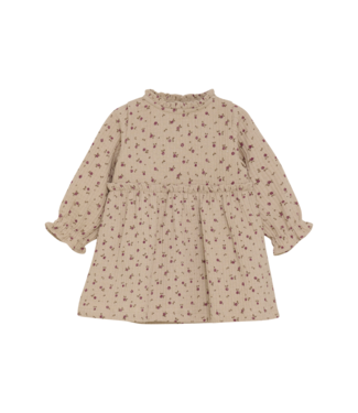 MinyMo Beige Floral Dress
