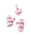 cupcakes & cartwheels Pastel Ombre Soft Heart Earmuffs and Mitten Set