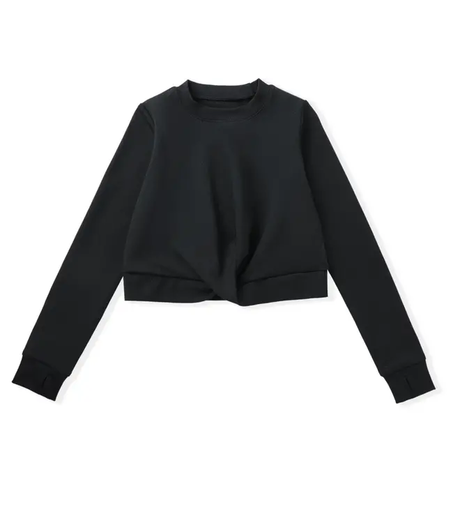 Swoon Baby Clothing Black Knot Top