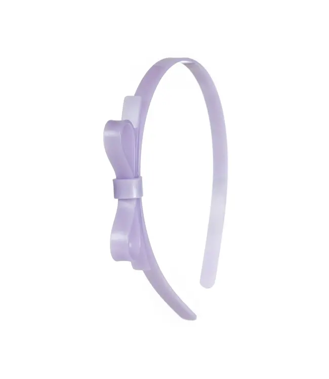 lilies&roses Thin Bow Purple Headband