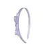 lilies&roses Thin Bow Purple Headband