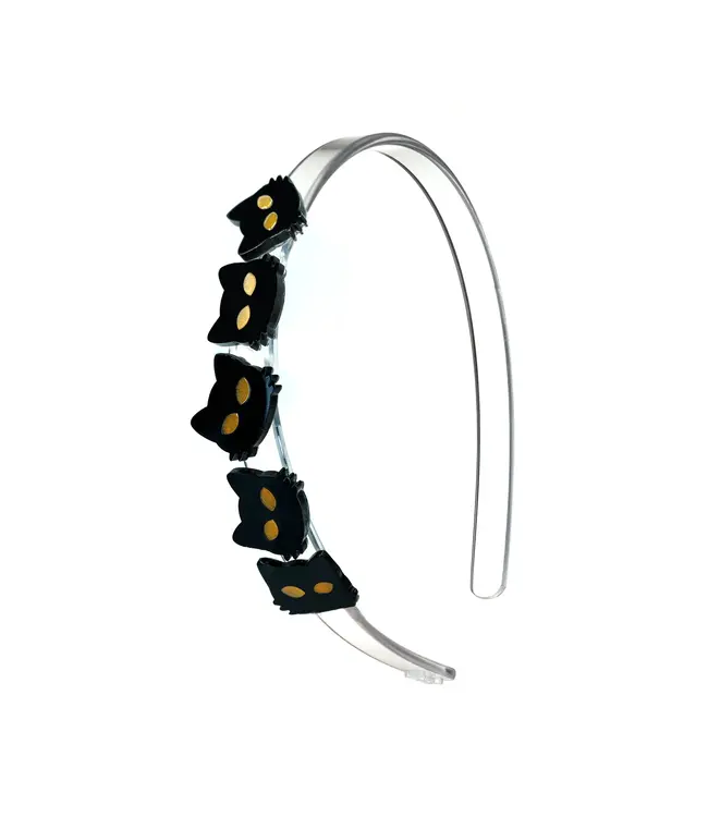 lilies&roses Multi Cat Black Headband