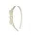 lilies&roses Thin Bow Pearl White  Headband