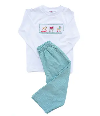 Ruth and Ralph Snow Dogs Beau L/S T-Shirt Set