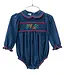 Ruth and Ralph Poinsettia & Blue Velvet Emma Knit Bubble
