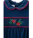 Ruth and Ralph Poinsettia & Blue Velvet Emma Knit Bubble