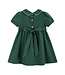Lil Cactus Green Corduroy Santa Smocked Dress
