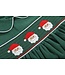 Lil Cactus Green Corduroy Santa Smocked Dress